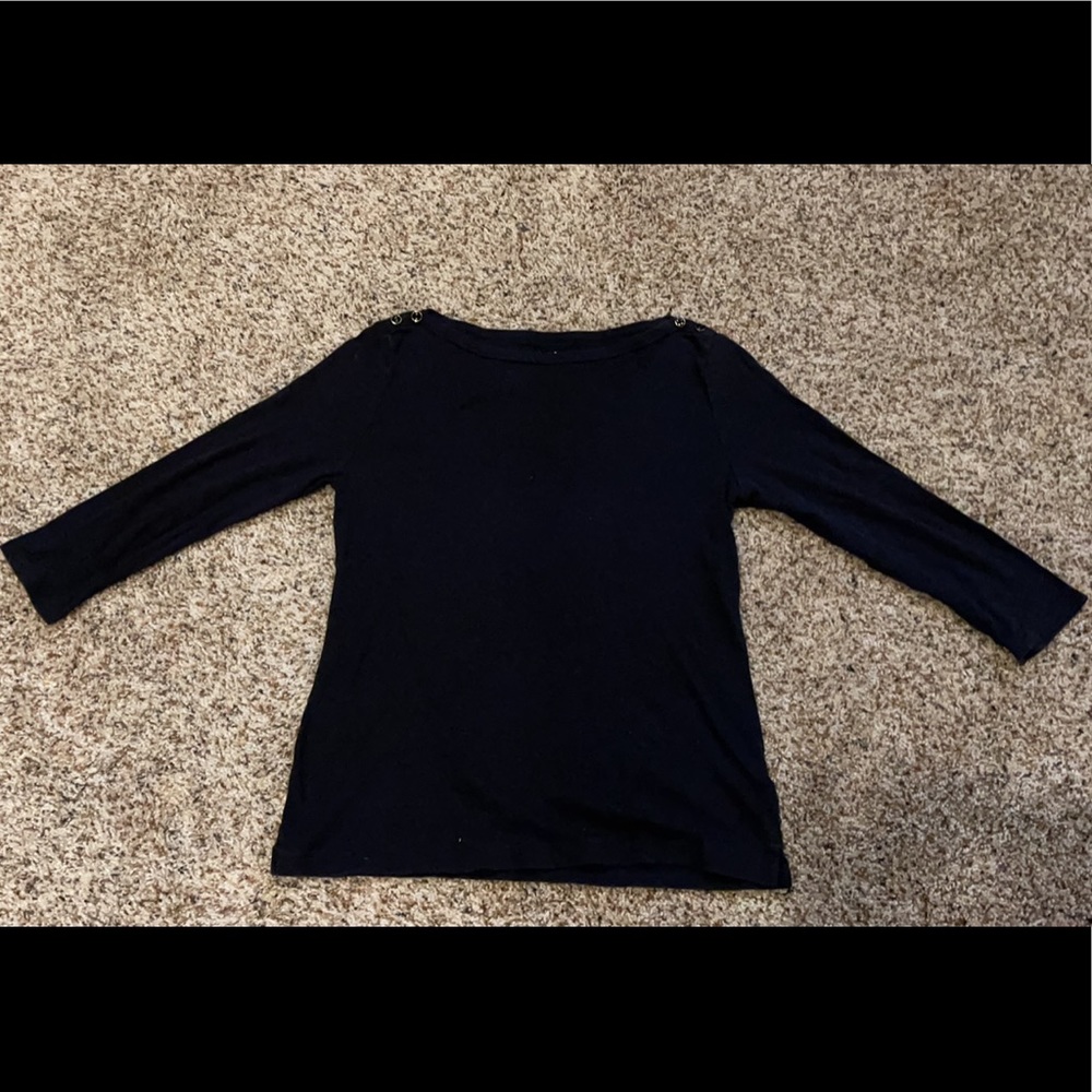 Women’s dress shirt blouse size small black